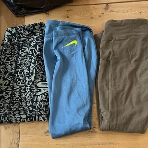 Girls active pants 3 pairs